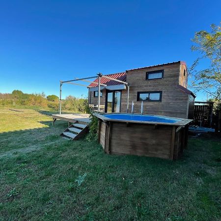 Myinsolite - Tiny-House, Jacuzzi, Brasero, Piscine 艾格-莫尔特 外观 照片